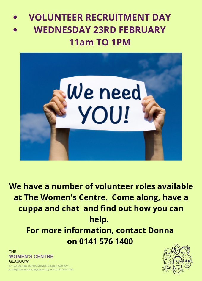 Womens Centre Volunteer Day 23/3/22